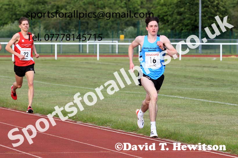The 1500 metres, 2022 BMC Chester le Street. Photo: David T. Hewitson/Sports for All Pics